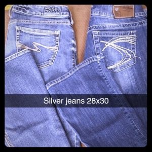 Silver jeans